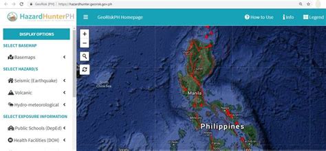hazardhunter|phivolcs fault finder.